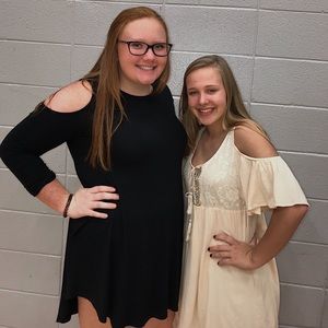 Black Dress cut out shoulder